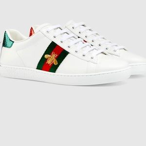 Women’s Gucci Ace Sneaker with Bee. Sz 40